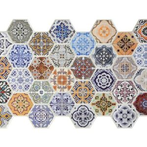 Dekor PVC falpanel Patchwork mintás