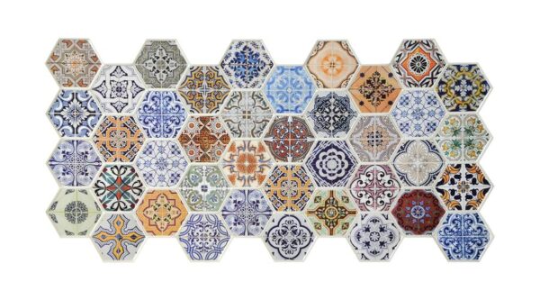Dekor PVC falpanel Patchwork mintás