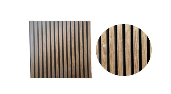 Akusztikus falpanel falra és mennyezetre 60x60 cm Dió
