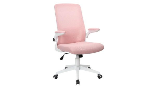 US 133 mesh forgószék RK-851WT pink